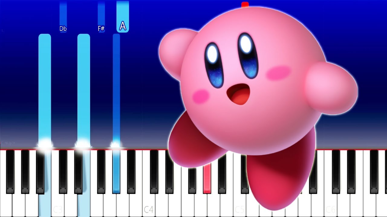 Kirby dream land theme song (Piano Tutorial) - YouTube