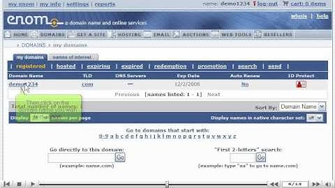 Transfering from enom.com - Domain Transfer Tutorials