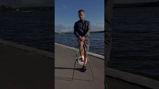 Ankle and hip mobility #outdoors #nordicwalking #gabel