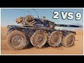 Panhard EBR 105 • 2 Light Tanks VS 9 Enemies