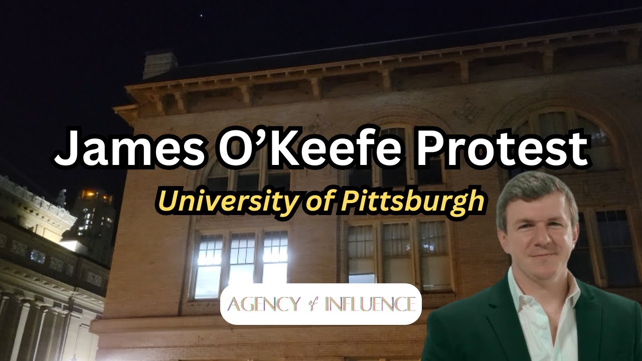 James o keefe protest univ of pittsburgh youtube