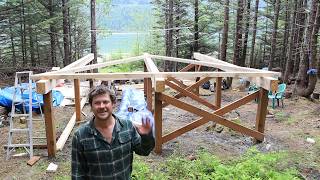 Assembling A Frame Cabin - The Beginning