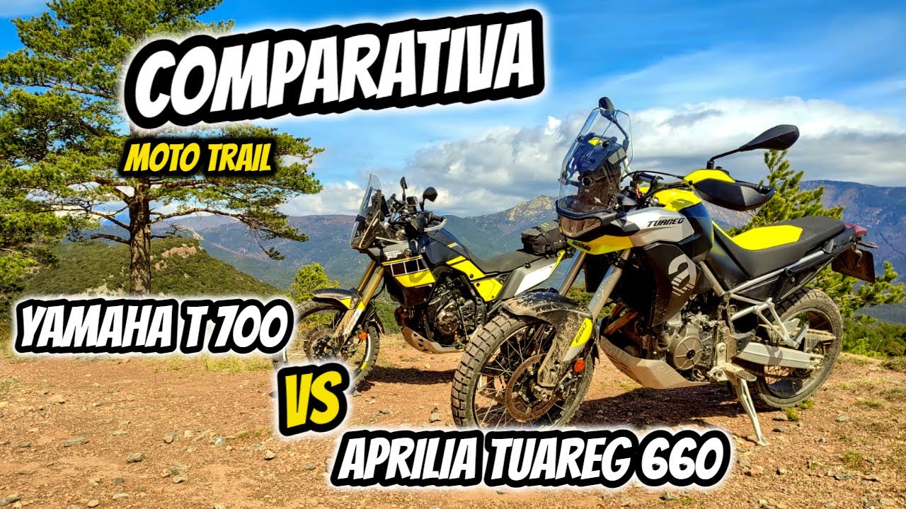 Comparativa Yamaha T7 ⚖ Aprilia Tuareg 660 - Prueba Moto Trail