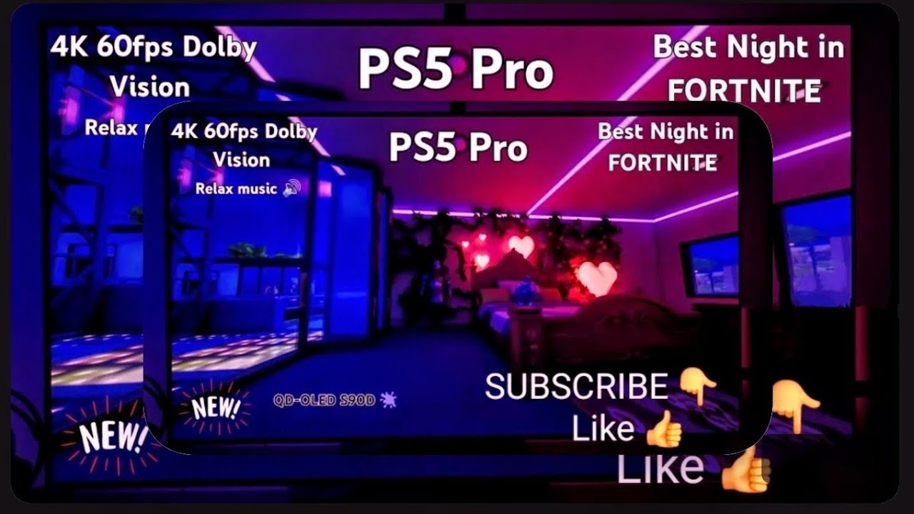 🚀 FORTNITE 4K/60fps PS5 Pro | BRUTAL NIGHT | Dolby Vision | Samsung S90D | CameraLeica Xiaomi14Ultra