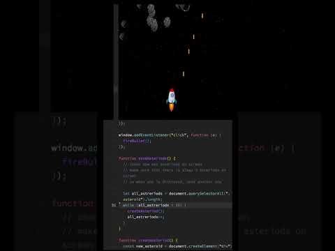 Shooting down asteroids