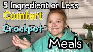 Easy & Tasty Comfort Crockpot Meals || Budget Friendly