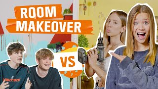 JULIA BEAUTX neues ZIMMER! (Wie reagiert Moritz??? 😳 Zimmer-Duell! ) | MACH MAL mit OBI