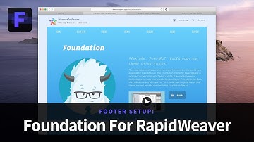 Footer Pro Setup: Foundation for RapidWeaver