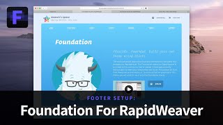 Footer Pro Setup: Foundation for RapidWeaver