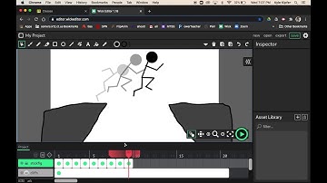 Create a Running Jumping Stick Figure Animation with Wick Editor