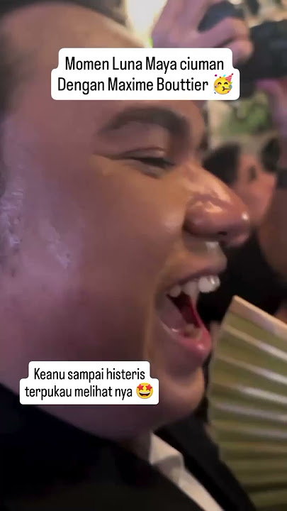 momen Luna Maya ciuman dengan Maxim e Bouttier di acara pernikahannya