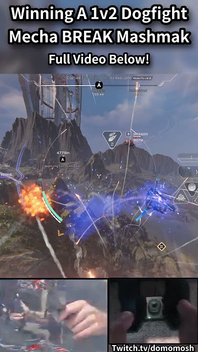 Winning A 1v2 Dogfight In Mashmak (Extreme) #mecha #mechabreak #gaming
