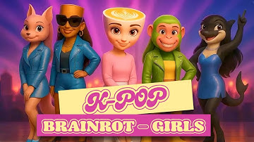 SIGMA GIRL X BRAINROT GIRLS / K-POP (Ballerina Cappuccina x Girls Dance) | Official Music Video