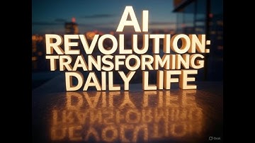 AI REVOLUTION: TRANSFORMING DAILY LIFE!