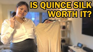 MY ENTIRE QUINCE SILK COLLECTION REVIEW: Skirt, Pajamas, Dress, Shirt, Shirt Dress & Camisole