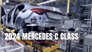 2024 Mercedes C Class Production Line - Car Manufacturing Process and Car Making