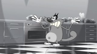 Oggy and the Cockroaches - BLACK AND WHITE  (S02E154) Full Episode in HD