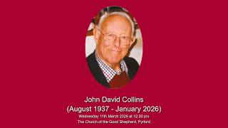 John Collins Memorial Service