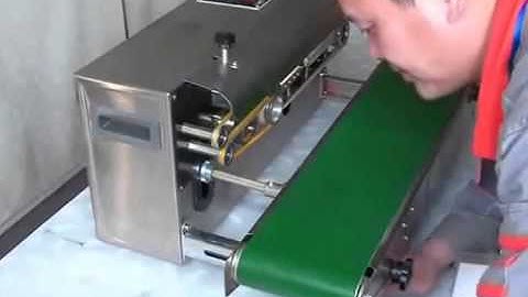 Máy  hàn miệng túi nilon liên tục, máy  ép  miệng túi  nhôm, túi thiếc liên tục FR 900, 0909134877