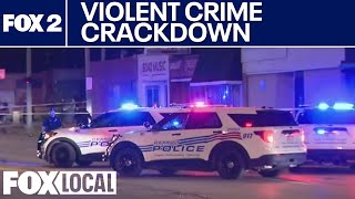 40+ guns seized during Detroit crime crackdown