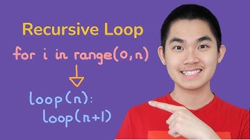 How to Write Recursion Instead of For/While Loop
