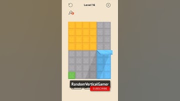 Folding Blocks [Level 16] (11/120 Beginner) | Walkthrough #shorts