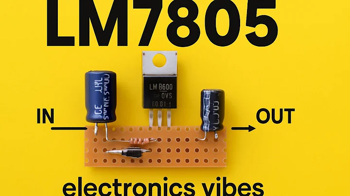 LM7805 DIY Project | Voltage Regulator Circuit Explained | Electronics Vibes