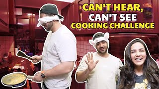 Blind Fold Cooking Challenge!🙈🙉 | Ye Kya Ban Gaya! | Jasmin Bhasin | Aly Goni