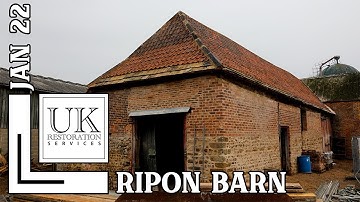 Structural Barn Restoration: Timber Frame, New Oak Truss, and Masonry Rebuild