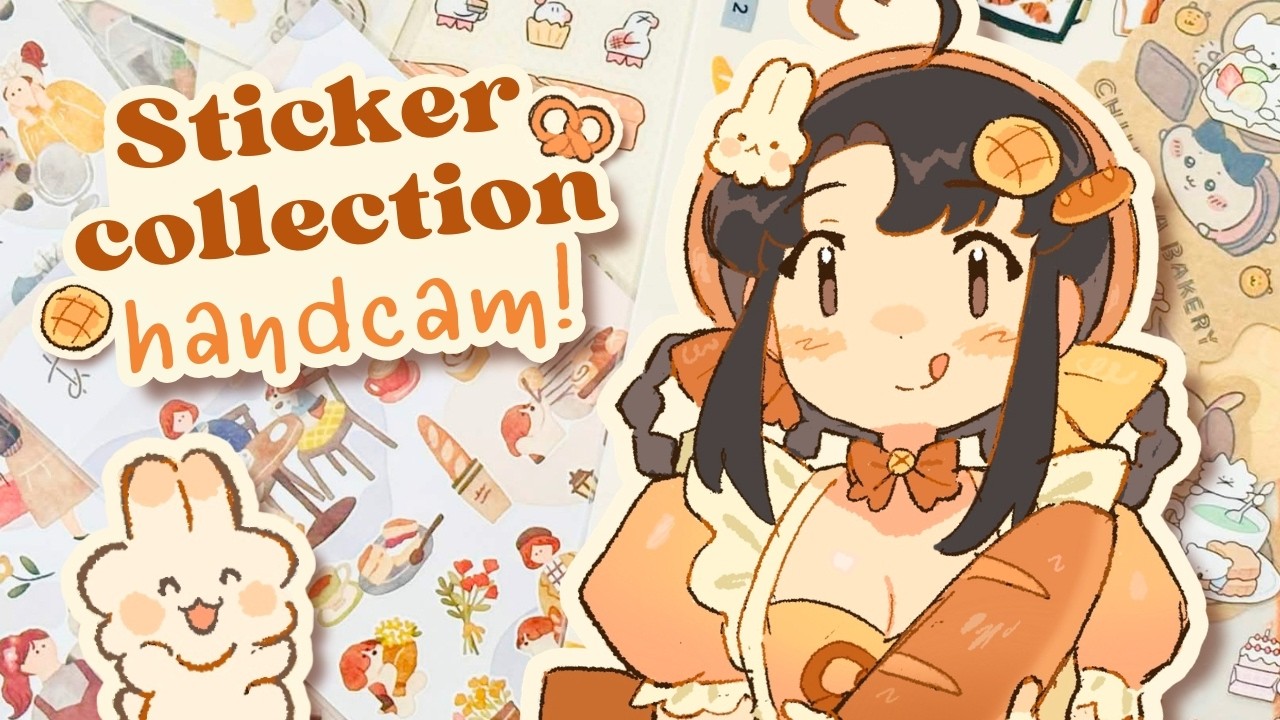 【HANDCAM】Organizing ALL my stickers!
