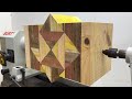 Ingenious woodturning skill  unique products and wonderful creative ideas with wood lathe