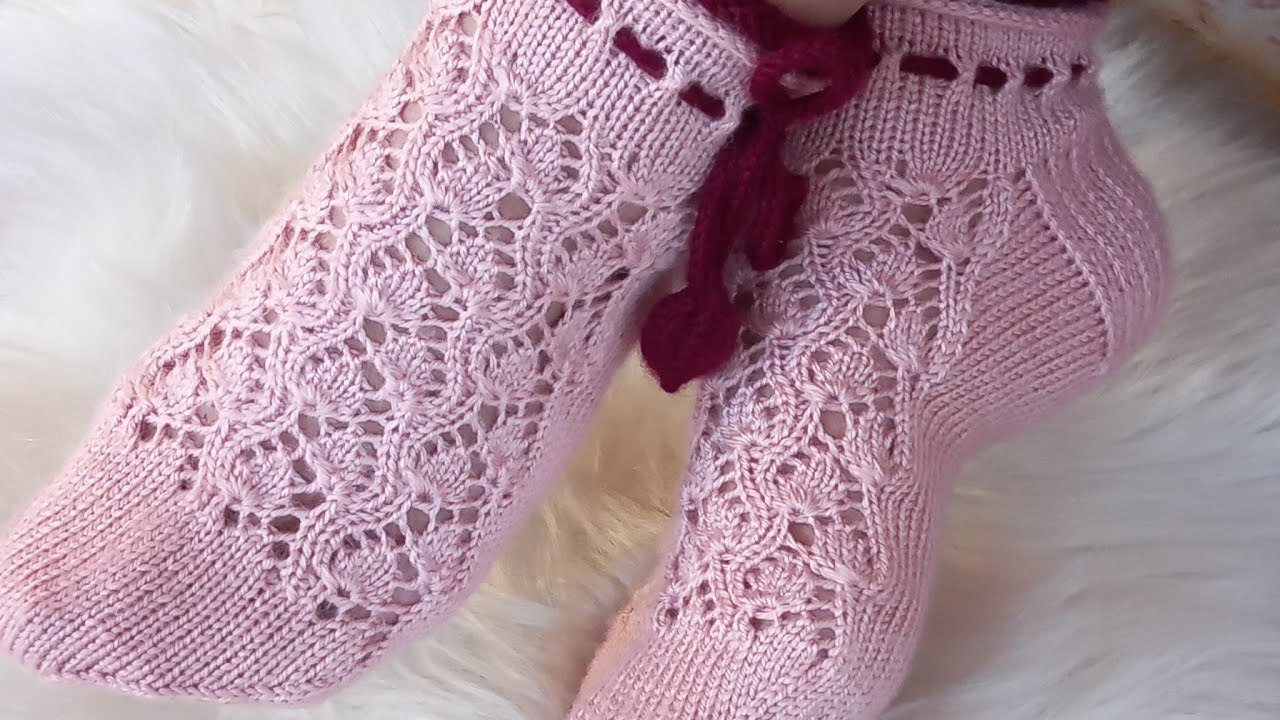 SARMAŞIK MODEL ÖRGÜ ÇORAP🧦 YAPILIŞI PART -1#beşşiş #beşşişpatik #örgüçorap