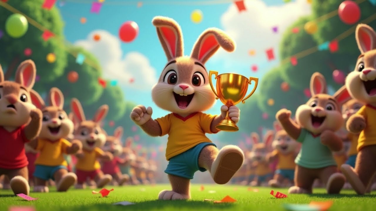 🐰⚽ "Little Benny the Soccer Bunny" | Fun Kids Song About Perseverance & Friendship! 