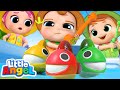 10 Little Fishies Song | Little Angel Nursery Rhymes & Kids Songs