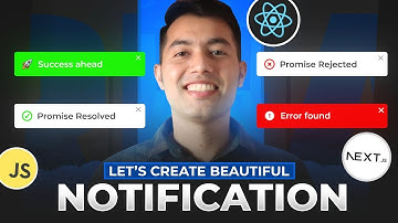 React Toastify Tutorial: Create Beautiful Notifications for our Next.JS App🔥