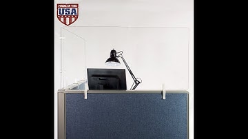 Sneeze Guards for office desks, cubicles and counters