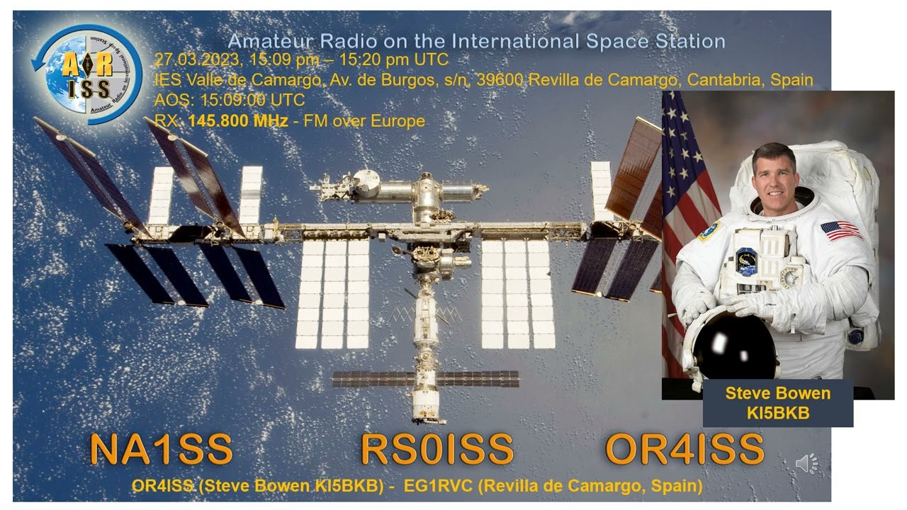 OR4ISS - Steve Bowen KI5BKB - EG1RVC (Revilla de Camargo, Spain)