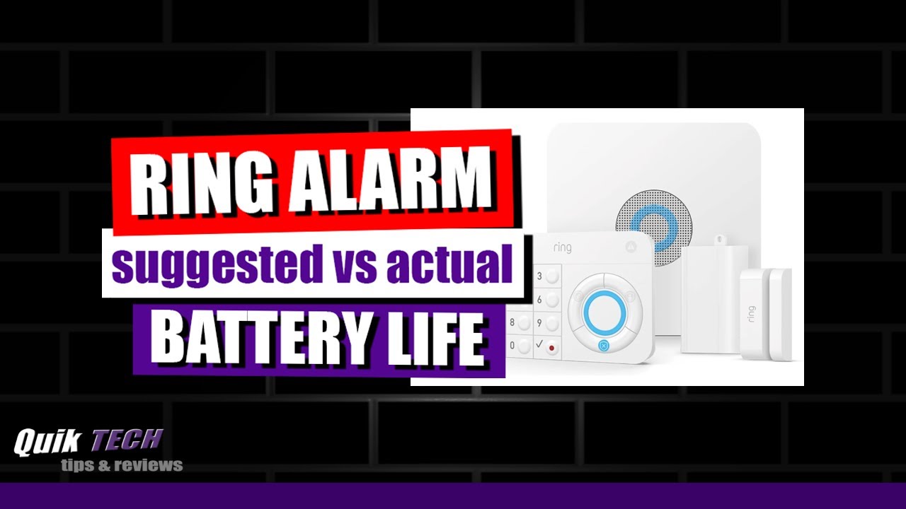 ring alarm battery life