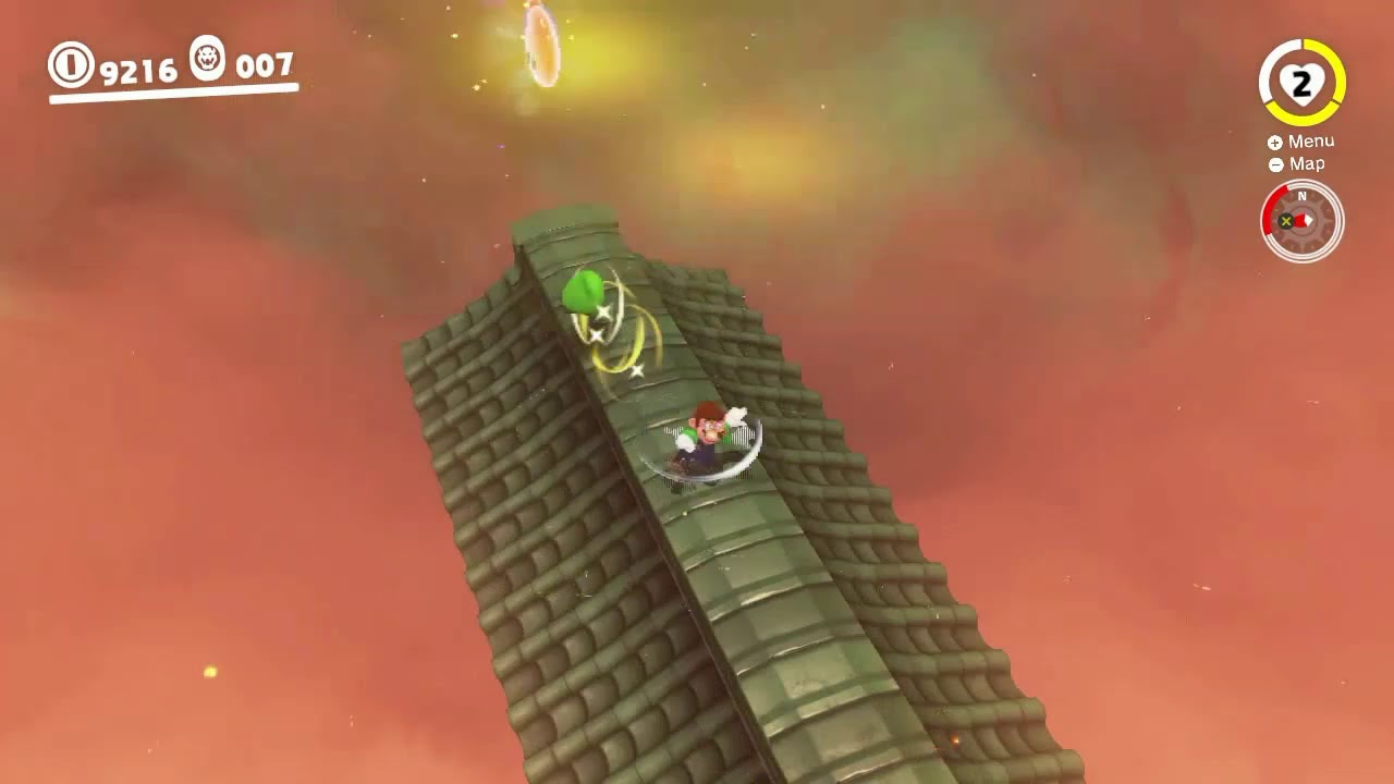 Mario Odyssey: Bowser's Kingdom how to catch the bird.