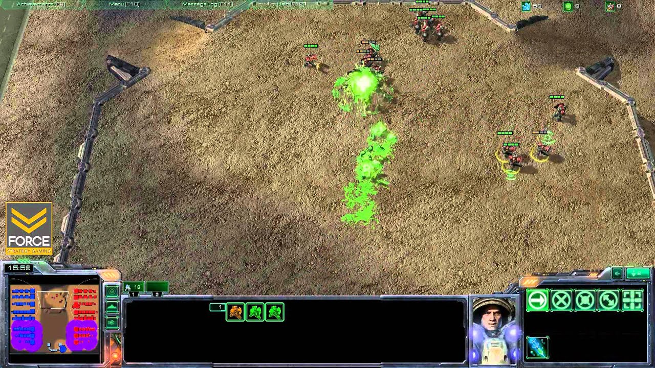 StarCraft 2 Like A Boss Marine Splitting vs Banelings Strategy
