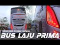 LAJU PRIMA! Motoride Kejar-kejaran dengan Bus Double Decker B11R LAJU PRIMA