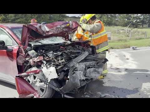October 8, 2025 Car vs Cement Truck Harwood