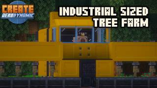 I Made a MASSIVE Industrial Sized Tree Farm | Create Aerodynamic #10