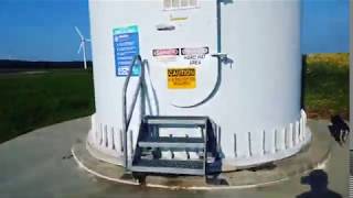 Win Energy Havesting Site - Windmill Power Up Close