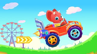 Dinosaur Car🚗 - Painting & Designing Car Games For Kids | Kids Learning | Kids Games | Yateland