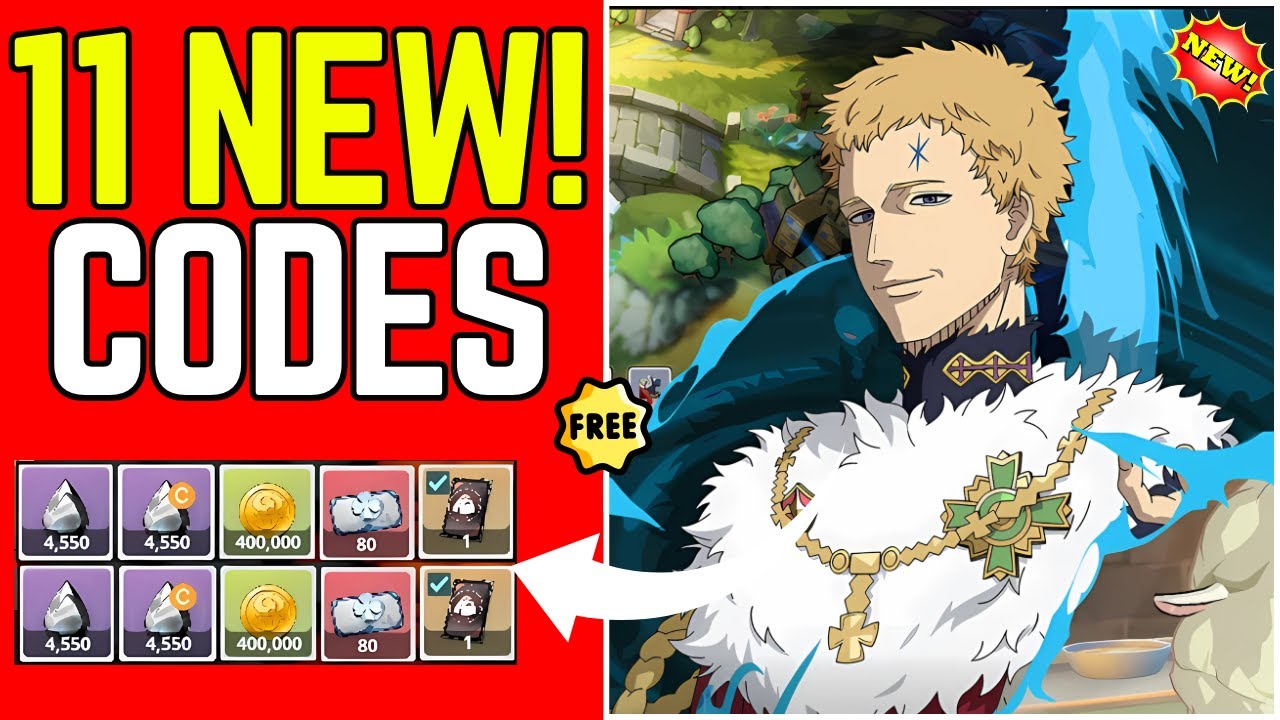 SURPRISE CODES⚠️12-DECEMBER 2024☑️BLACK CLOVER MOBILE GIFT CODES - BLACK CLOVER MOBILE REDEEM CODES