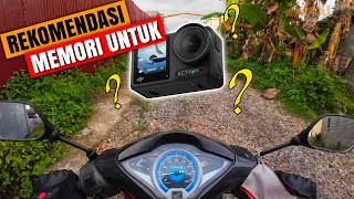 MEMORI Card yang TEPAT untuk DJI OSMO ACTION 4 | MOTOVLOG PEMULA