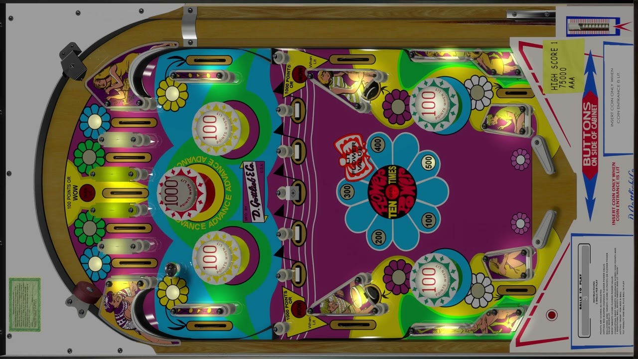 Psychedelic (Gottlieb 1970) VPX