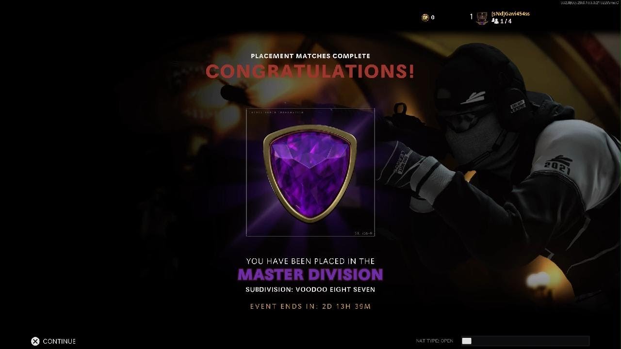 Cod Cold War League Play Master Division