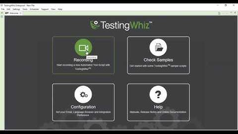 TestingWhiz Tool Live Demo